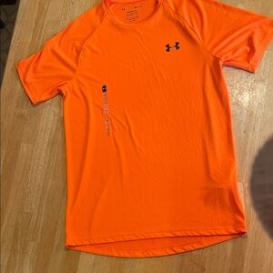 Under Armour Men’s HeatGear Performance Tech T-Shirt — Bright Orange